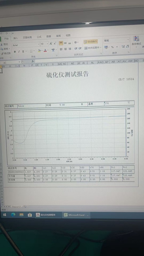 Våra nya maskiner för att testa gummiprover